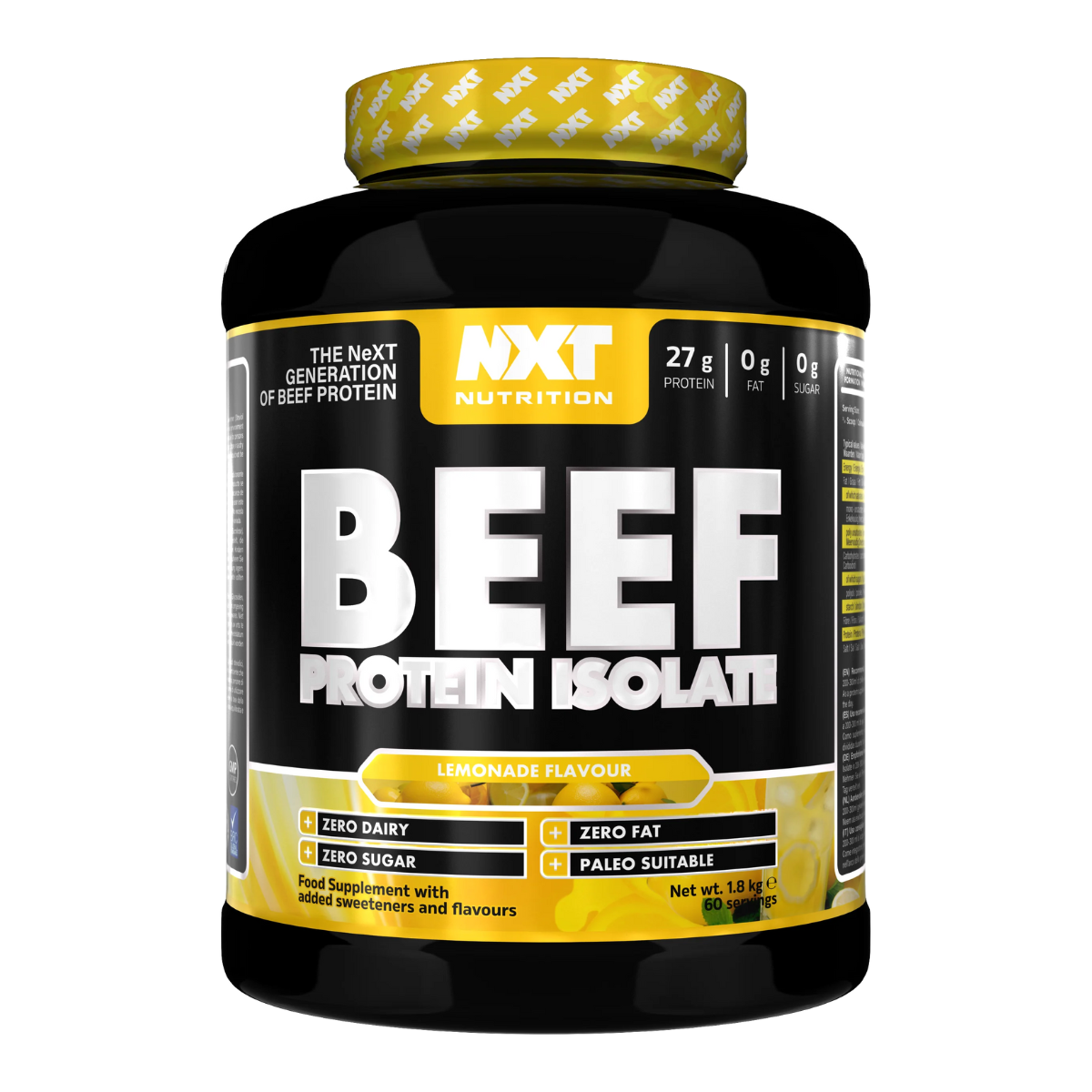 NXT Nutrition Beef Isolate 1.8Kg 60 Servings
