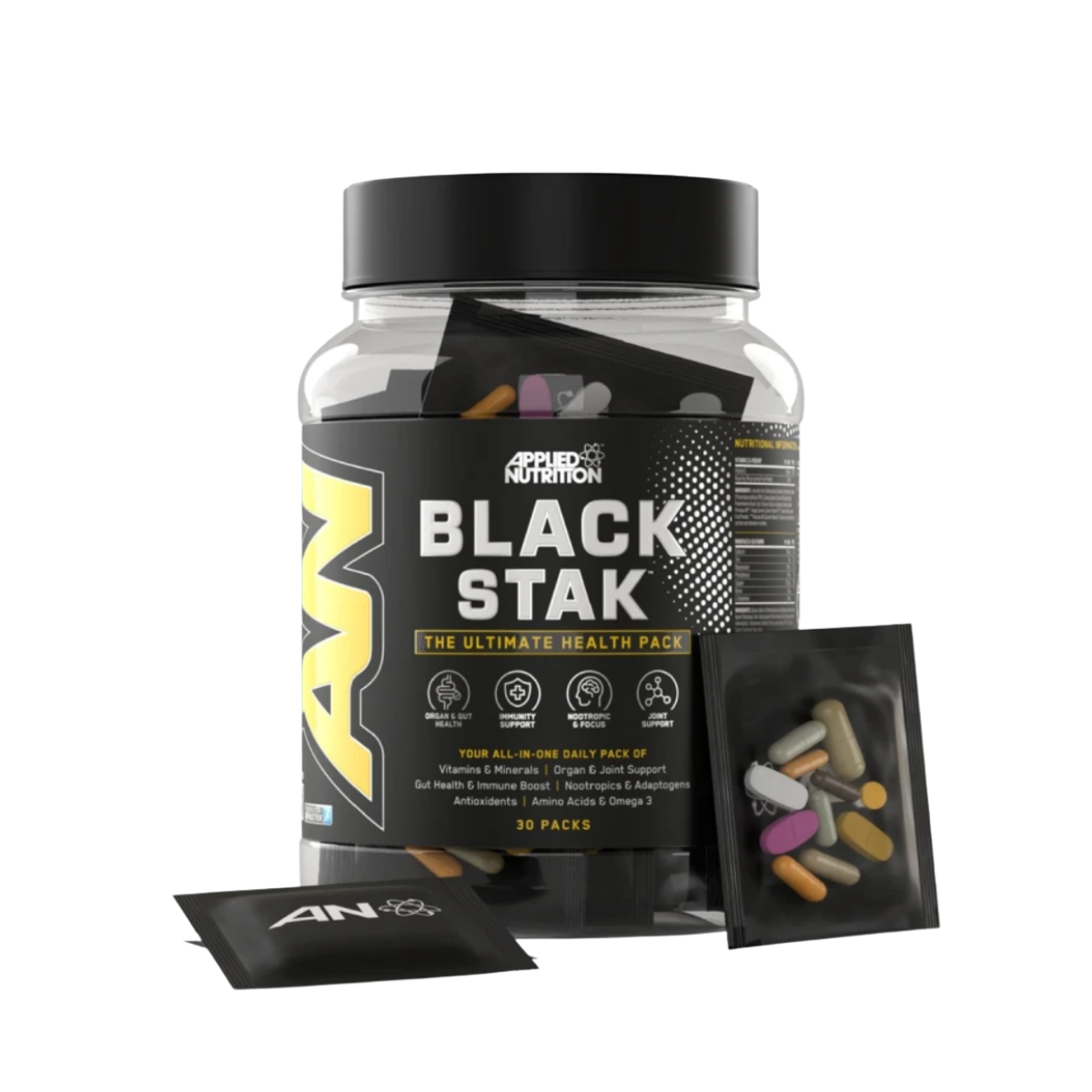 AN BLACK STACK 30 PACKS
