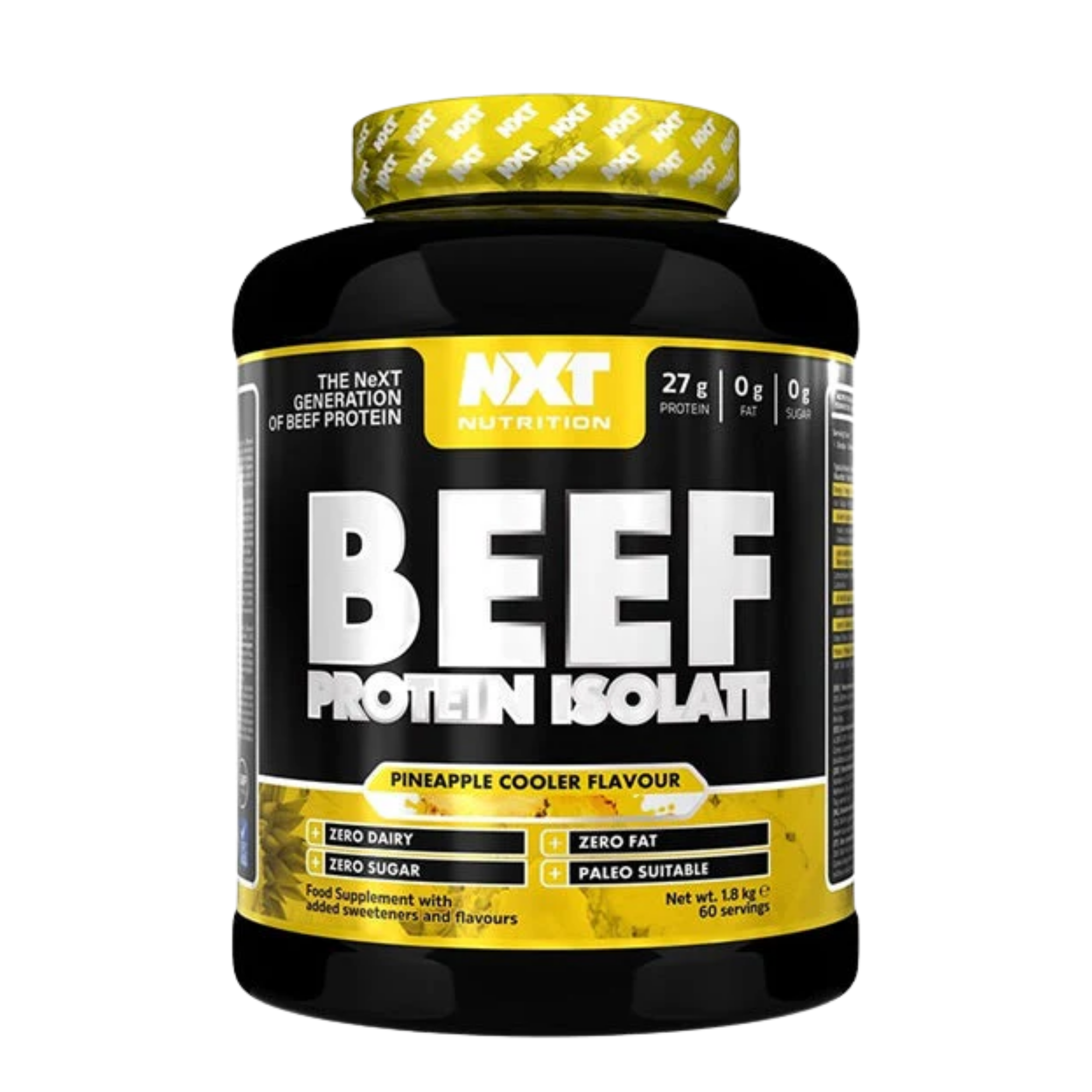 NXT Nutrition Beef Isolate 1.8Kg 60 Servings