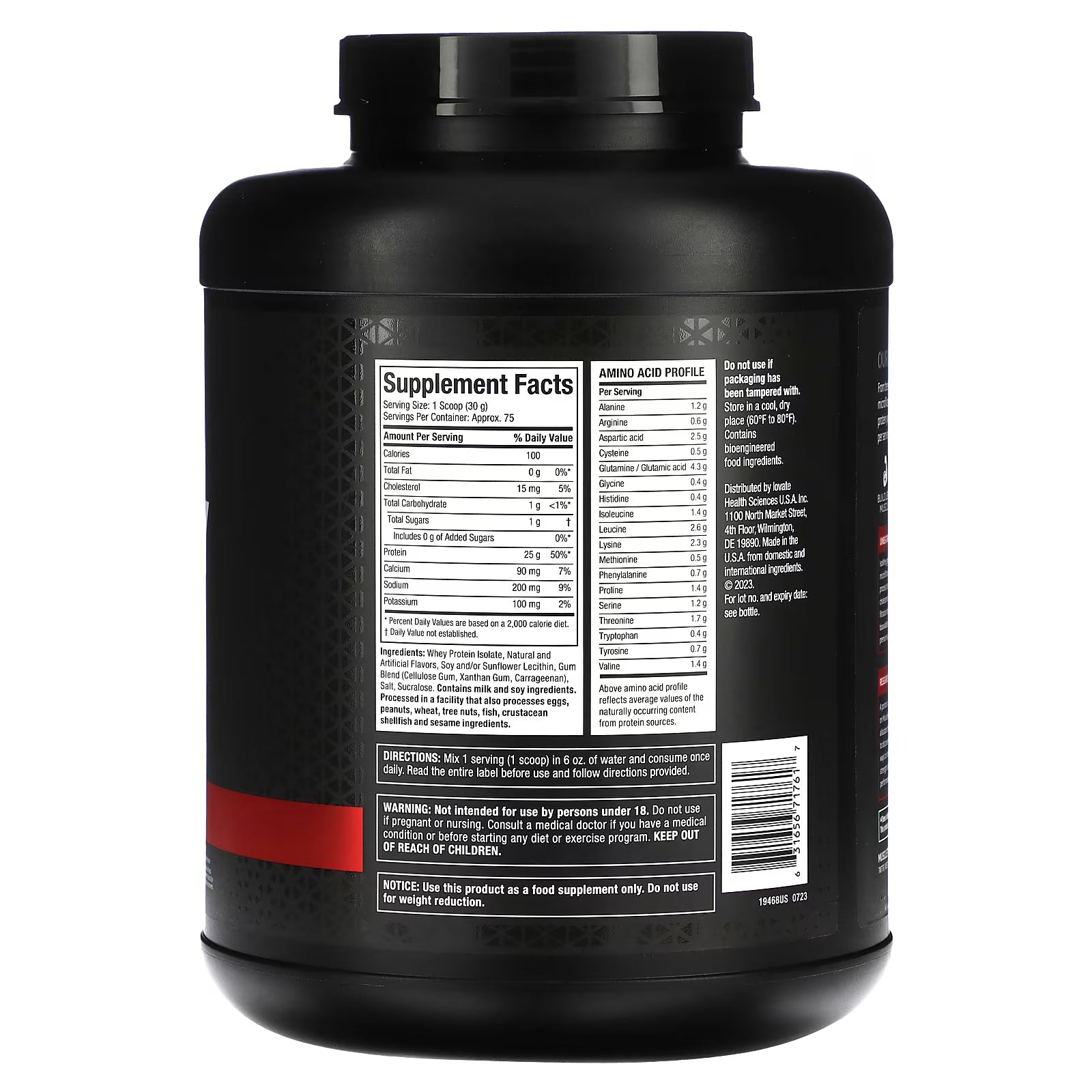 MuscleTech ISO Whey 2 KG