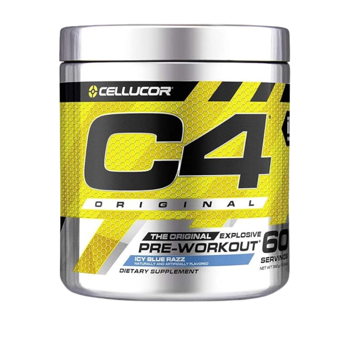 CELLUCOR C4 ORIGINAL ICE  BLUE RAZZ 60 SERV