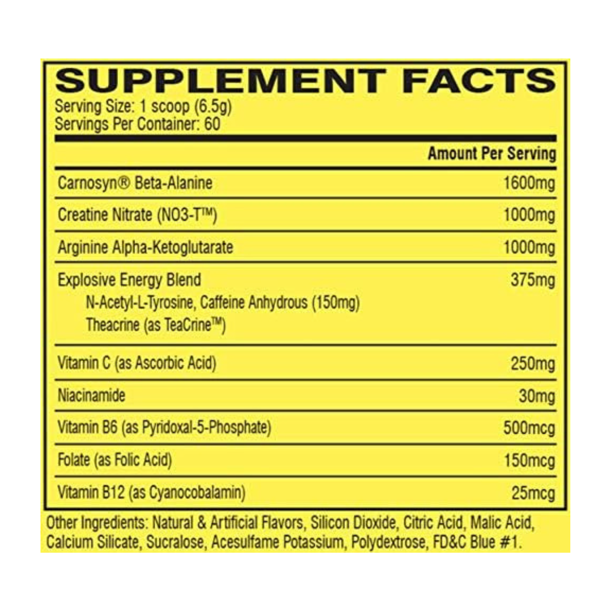 CELLUCOR C4 ORIGINAL ICE  BLUE RAZZ 60 SERV