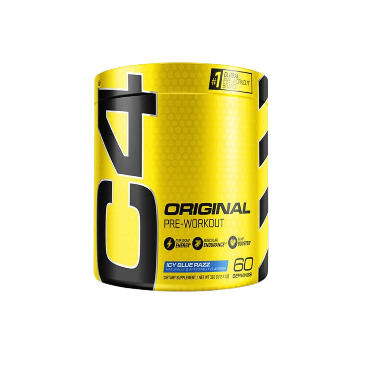 CELLUCOR C4 ORIGINAL ICE  BLUE RAZZ 60 SERV