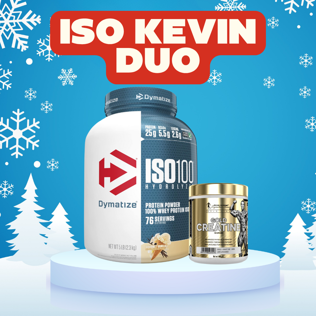Dymatize ISO 100 5lbs + Kevin Levrone Gold Creatine 300g