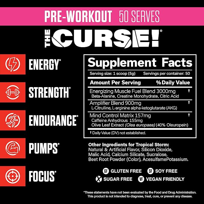 JNX SPORTS THE CURSE تروبيكال ستورم 50 حصة