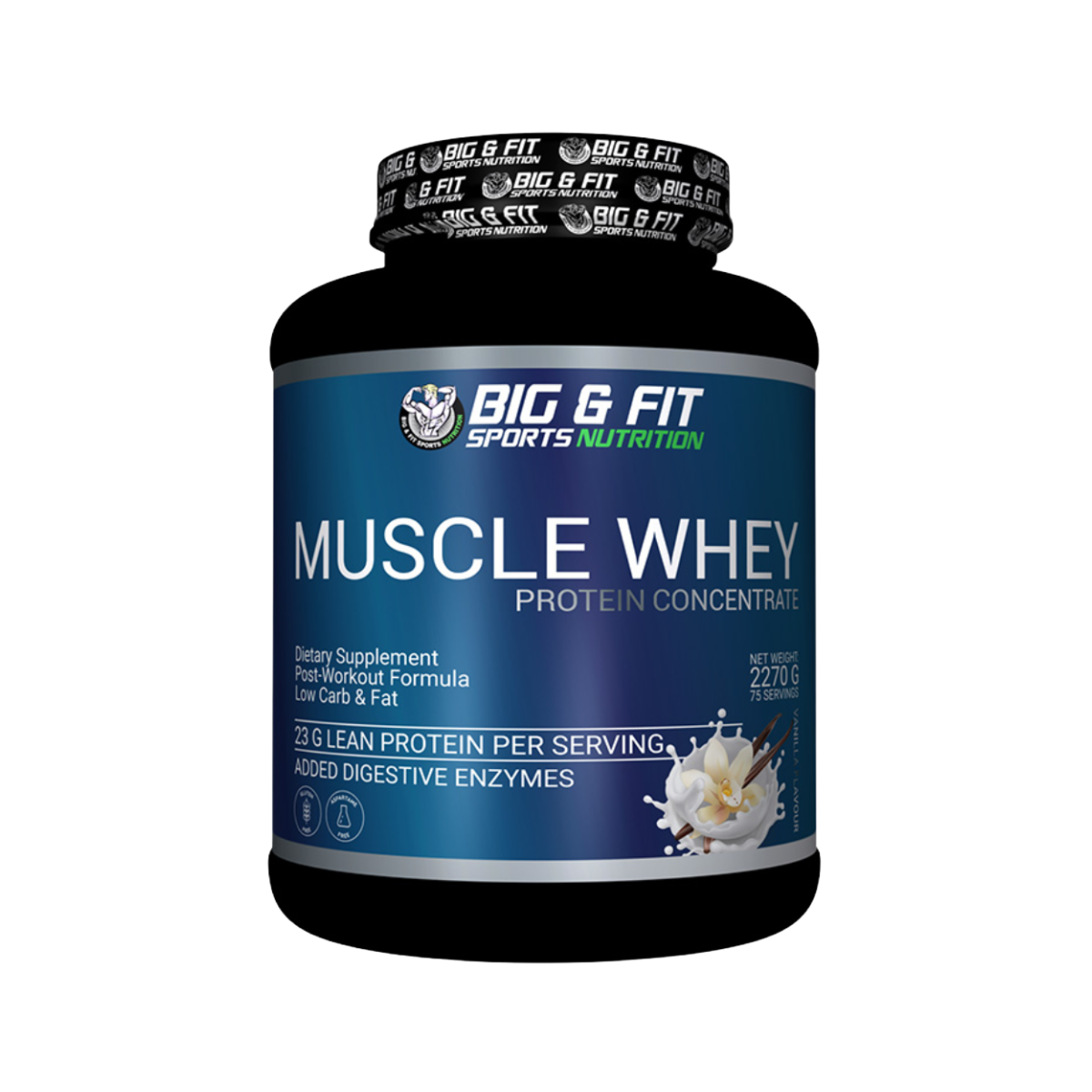 BIG AND FIT MUSCLE WHEY CONCENTRATE 2270G